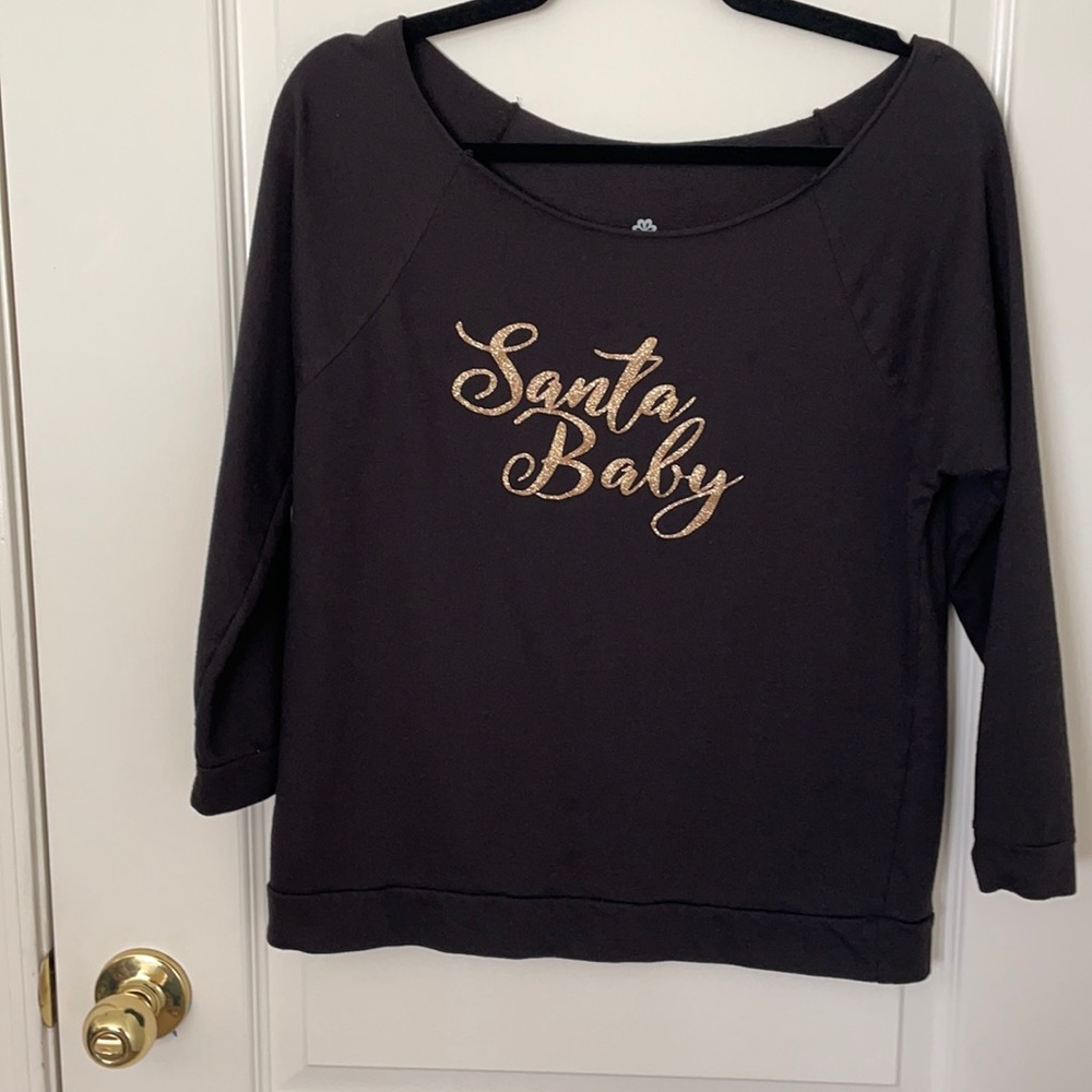 Santa baby sweater. Super cute.